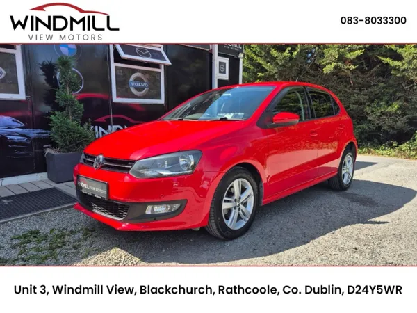 Volkswagen Polo Hatchback, Petrol, 2014, Red