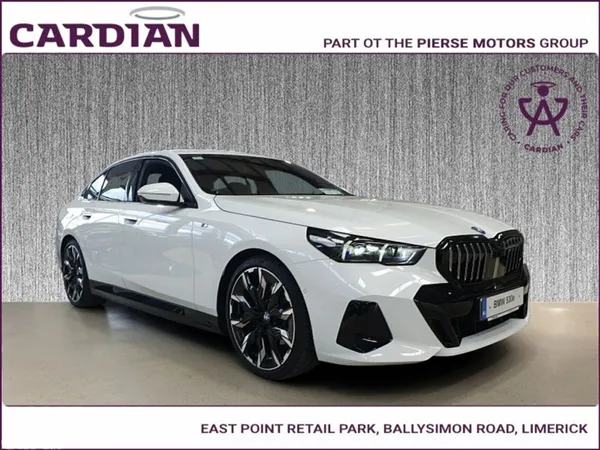BMW 5-Series Saloon, Petrol Hybrid, 2026, White
