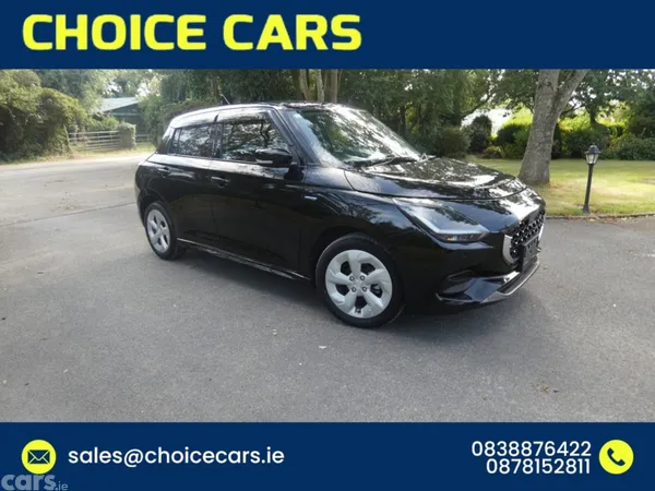 Suzuki Swift Hatchback, Petrol Hybrid, 2024, Black
