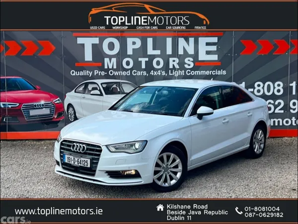 Audi A3 Saloon, Petrol, 2015, White