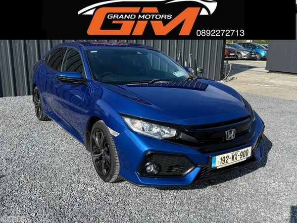 Honda Civic Hatchback, Petrol, 2019, Blue