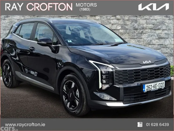 Kia Sportage SUV, Diesel Hybrid, 2026, Black