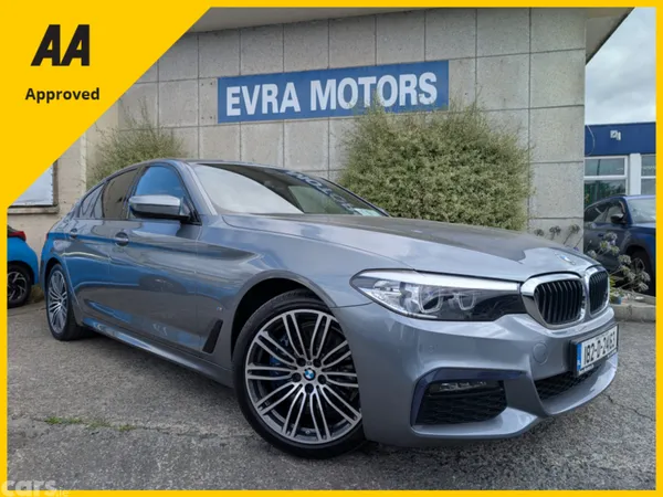 BMW 5-Series Saloon, Petrol Plug-in Hybrid, 2018, Blue