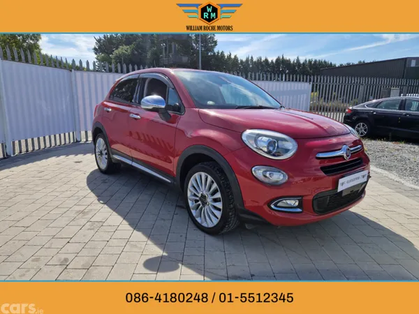 Fiat 500X Hatchback, Petrol, 2017, Red