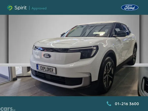 Ford Explorer SUV, Electric, 2027, White