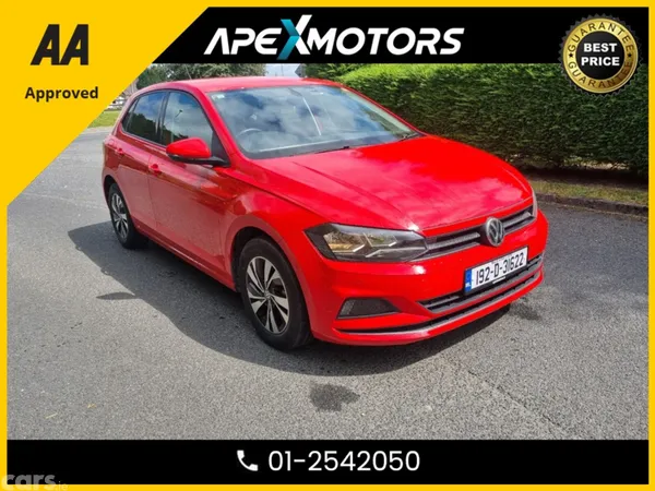 Volkswagen Polo Hatchback, Petrol, 2019, Red