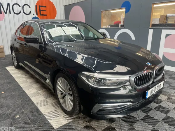 BMW 5-Series Saloon, Petrol, 2018, Black