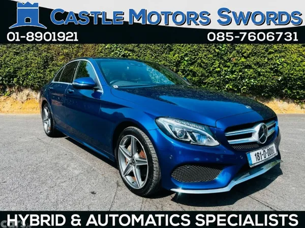 Mercedes-Benz C-Class Saloon, Diesel, 2018, Blue