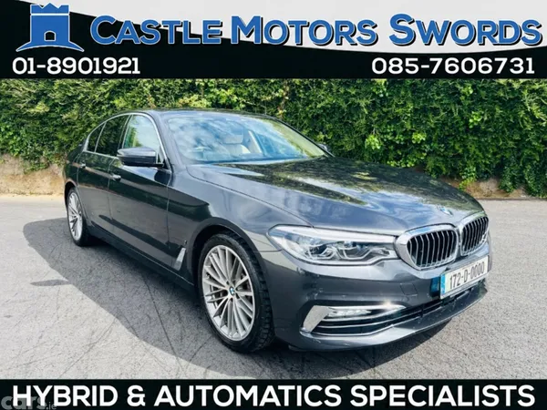 BMW 5-Series Saloon, Petrol Plug-in Hybrid, 2017, Grey