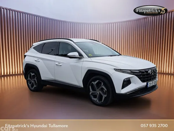 Hyundai Tucson SUV, Petrol Hybrid, 2023, White