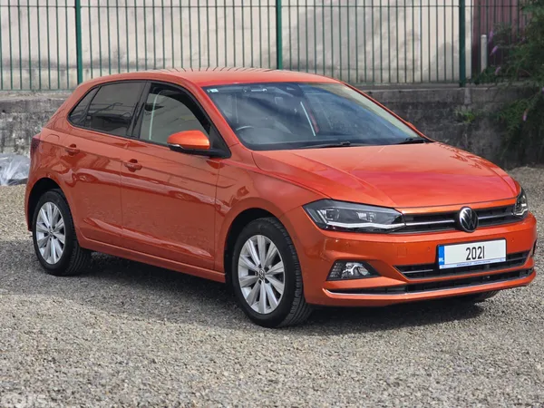 Volkswagen Polo Hatchback, Petrol, 2021, Orange