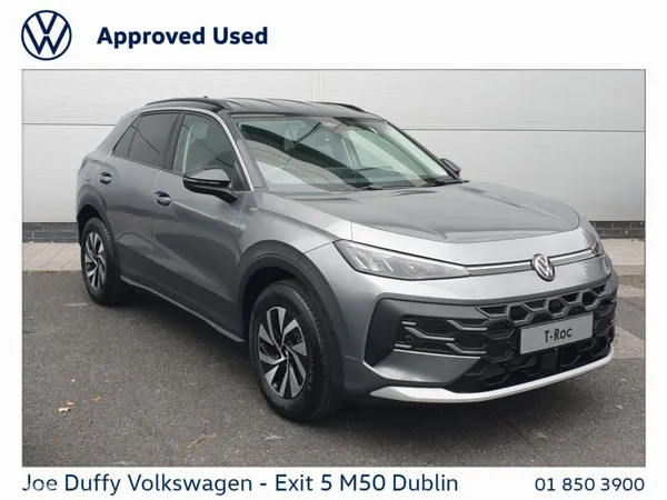 Volkswagen T-Roc SUV, Petrol, 2026, Grey