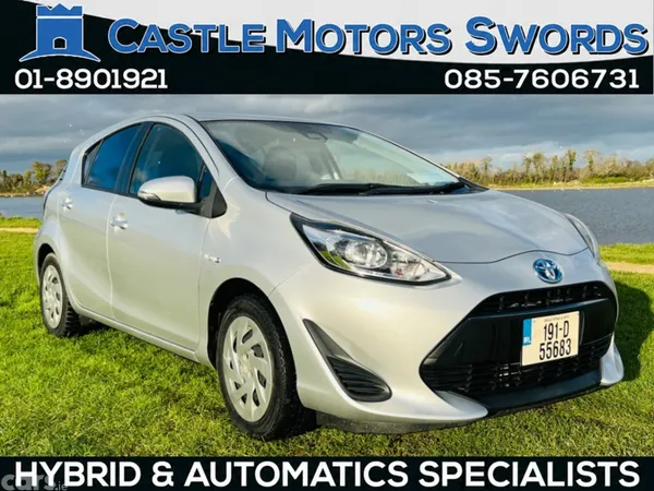 Toyota Aqua Hatchback, Petrol Hybrid, 2019, Silver