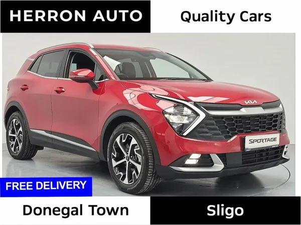 Kia Sportage SUV, Petrol Hybrid, 2023, Red