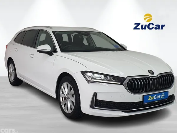 Skoda Superb Estate, Petrol Plug-in Hybrid, 2026, White