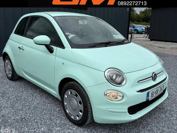 Fiat 500 Hatchback, Petrol, 2016, Green