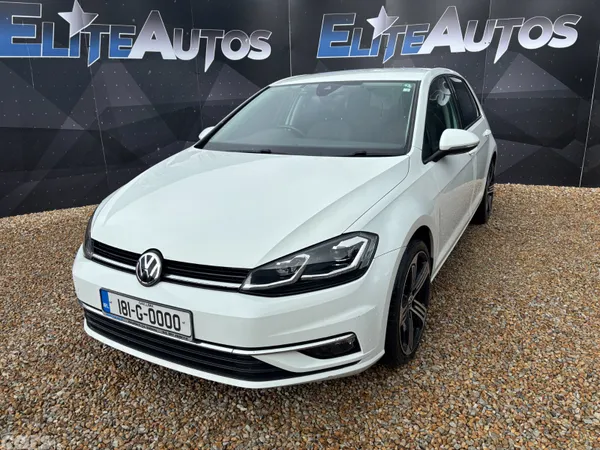 Volkswagen Golf Hatchback, Petrol, 2018, White