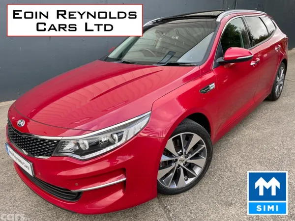 Kia Optima Estate, Diesel, 2018, Red