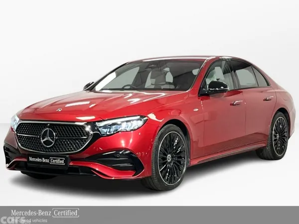 Mercedes-Benz E-Class Saloon, Diesel Plug-in Hybrid, 2025, Red