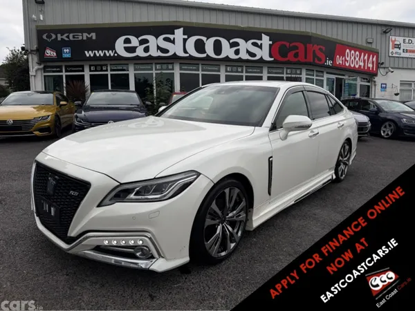 Toyota Crown Saloon, Petrol Hybrid, 2020, White