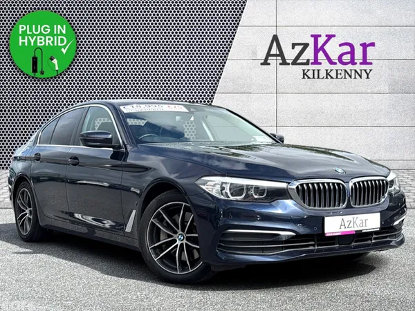 BMW 5-Series Saloon, Petrol Plug-in Hybrid, 2018, Blue