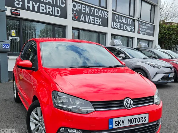 Volkswagen Polo Hatchback, Petrol, 2017, Red