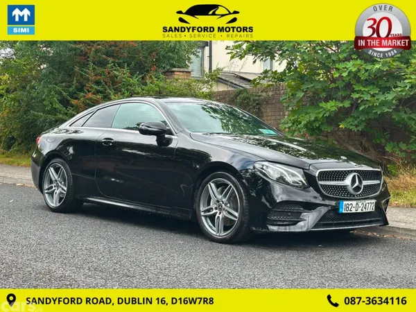 Mercedes-Benz E-Class Coupe, Diesel, 2018, Black
