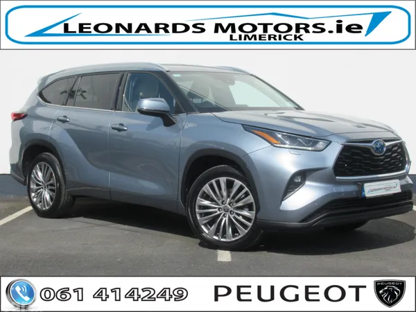 Toyota Highlander Estate/Jeep, Petrol Hybrid, 2023, Grey
