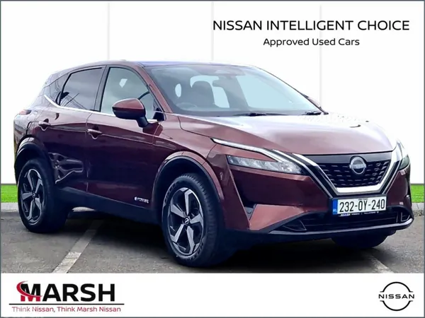 Nissan Qashqai MPV, Petrol Hybrid, 2023, Red
