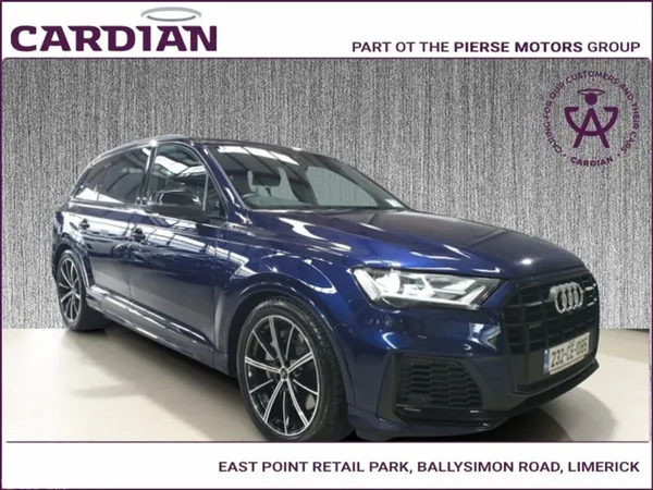 Audi Q7 SUV, Petrol Plug-in Hybrid, 2023, Blue