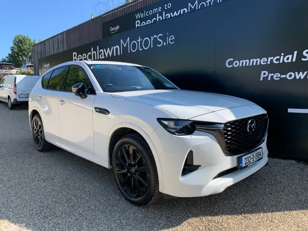 Mazda CX-60 SUV, Petrol Plug-in Hybrid, 2023, White
