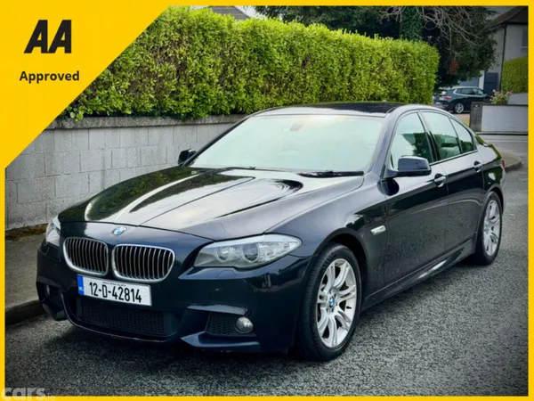 BMW 5-Series Saloon, Diesel, 2012, Black