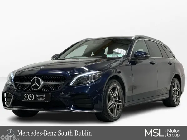 Mercedes-Benz C-Class Estate, Diesel Plug-in Hybrid, 2020, Blue