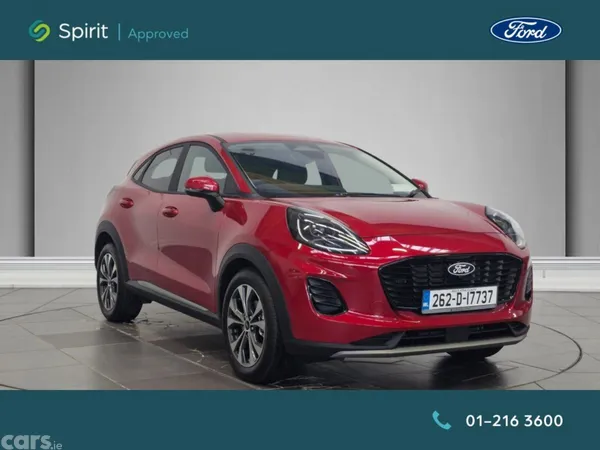 Ford Puma Hatchback, Petrol Hybrid, 2026, Red