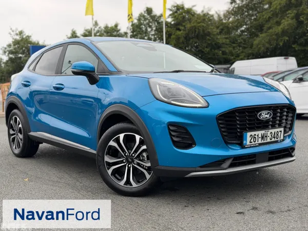 Ford Puma SUV, Petrol Hybrid, 2026, Blue