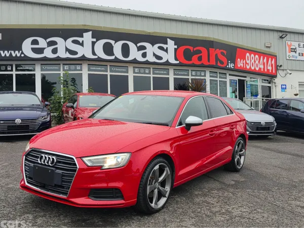 Audi A3 Saloon, Petrol, 2017, Red