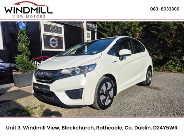 Honda Fit Hatchback, Petrol Hybrid, 2015, White