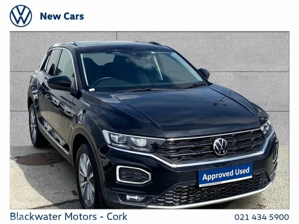 Volkswagen T-Roc Hatchback, Petrol, 2022, Black