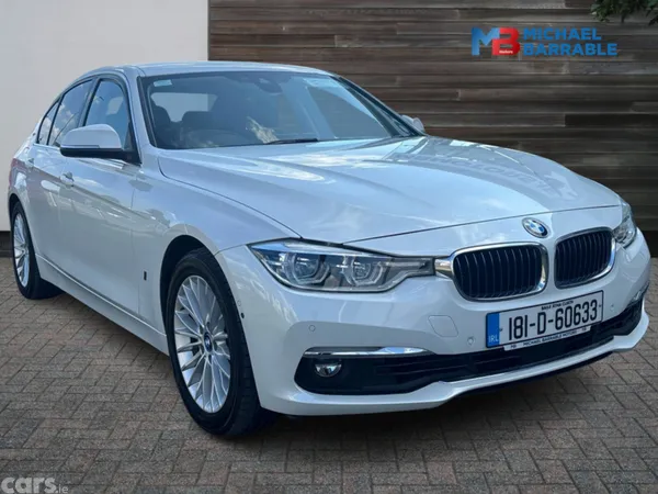 BMW 3-Series Saloon, Petrol Hybrid, 2018, White