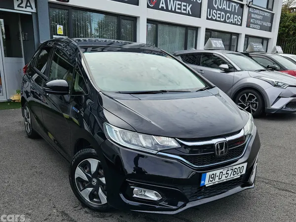 Honda Fit Hatchback, Petrol Hybrid, 2019, Black
