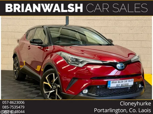 Toyota C-HR SUV, Petrol Hybrid, 2019, Red