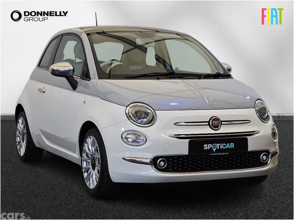 Fiat 500 Hatchback, Petrol, 2018, White