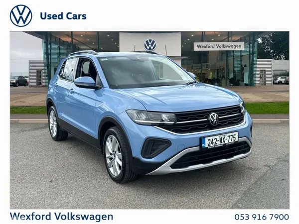 Volkswagen T-Cross SUV, Petrol, 2024, Blue