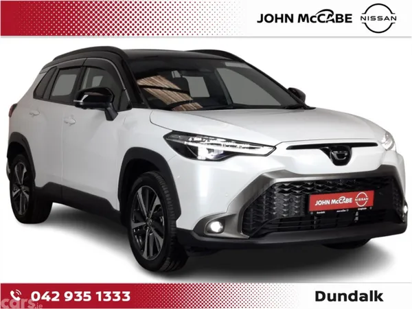 Toyota Corolla Cross SUV, Petrol Hybrid, 2024, White