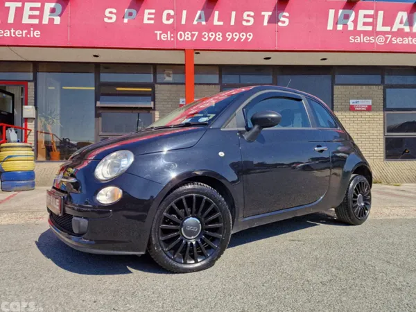 Fiat 500 Hatchback, Petrol, 2012, Black