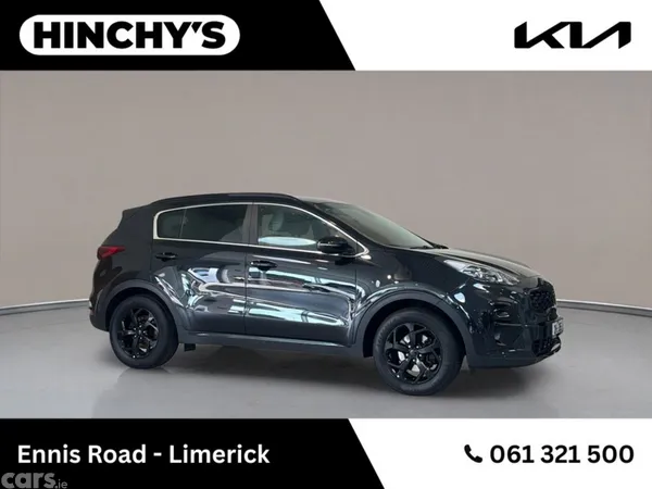 Kia Sportage SUV, Diesel Hybrid, 2021, Black