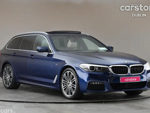 BMW 5-Series Estate, Diesel, 2019, Blue