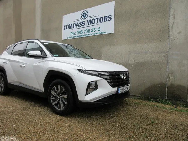 Hyundai Tucson SUV, Petrol Hybrid, 2022, White