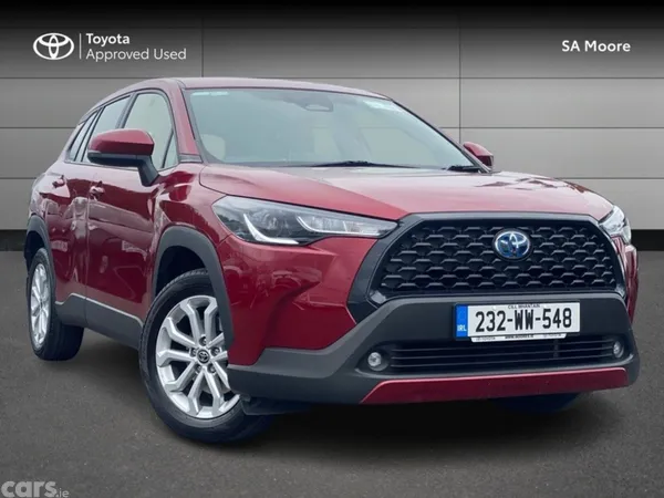 Toyota Corolla Cross SUV, Petrol Hybrid, 2023, Red