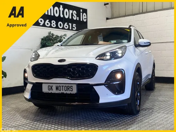 Kia Sportage SUV, Diesel Hybrid, 2021, White